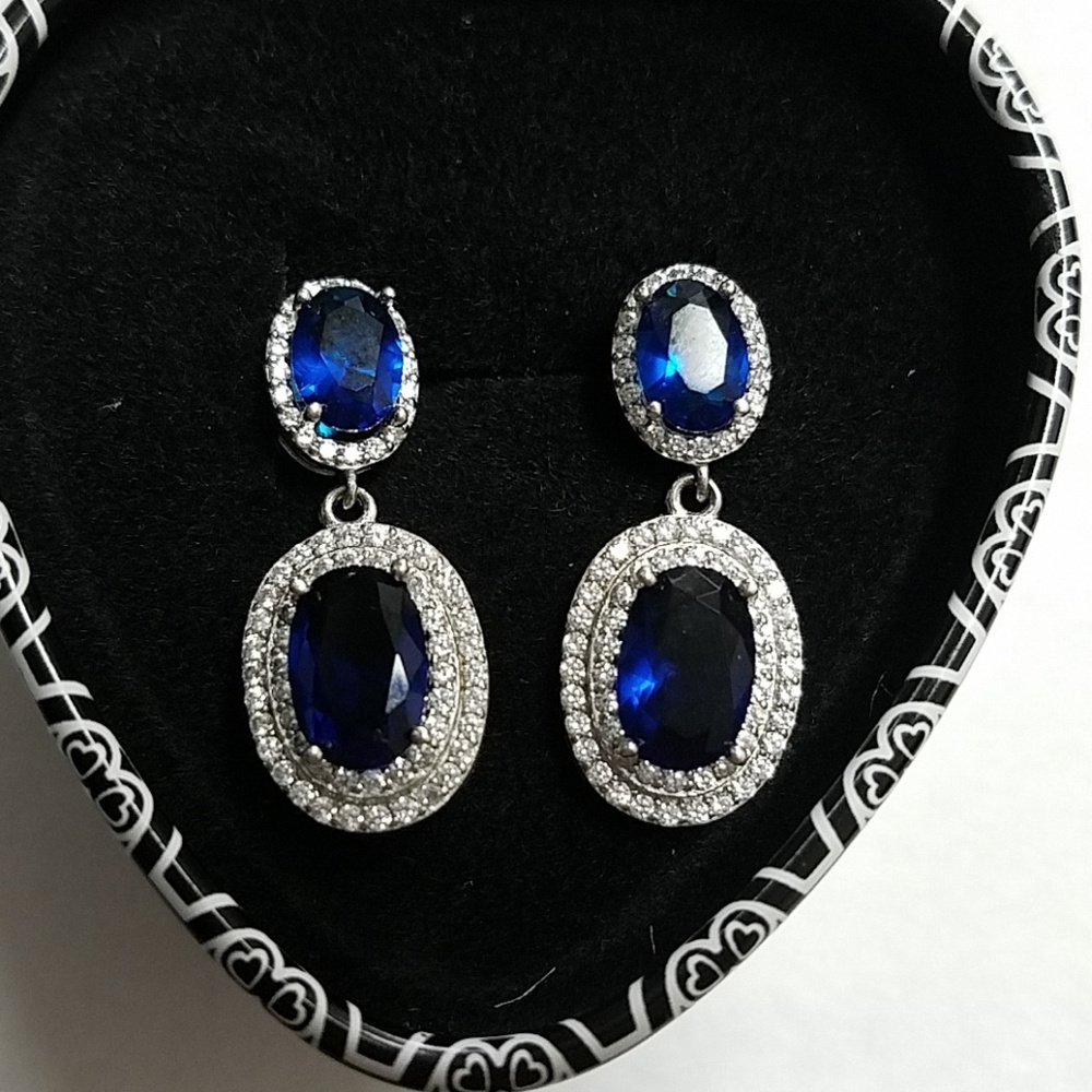 Silver earrings